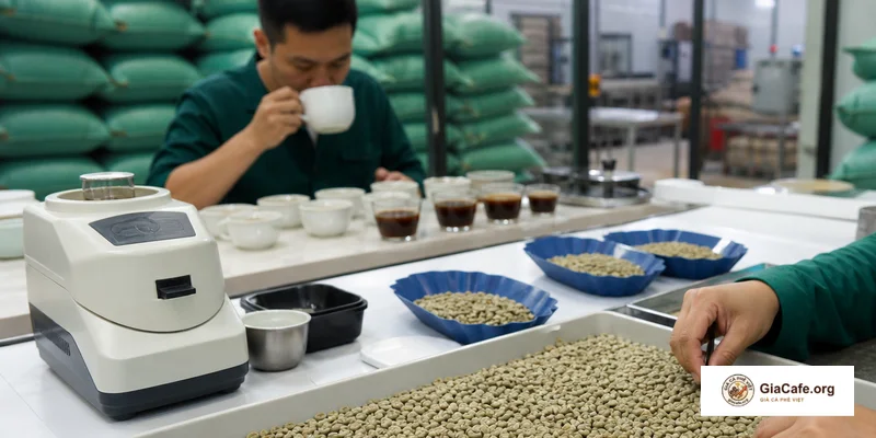 Theo dõi cupping cà phê là gì để nâng chất lượng và giá trị cà phê
